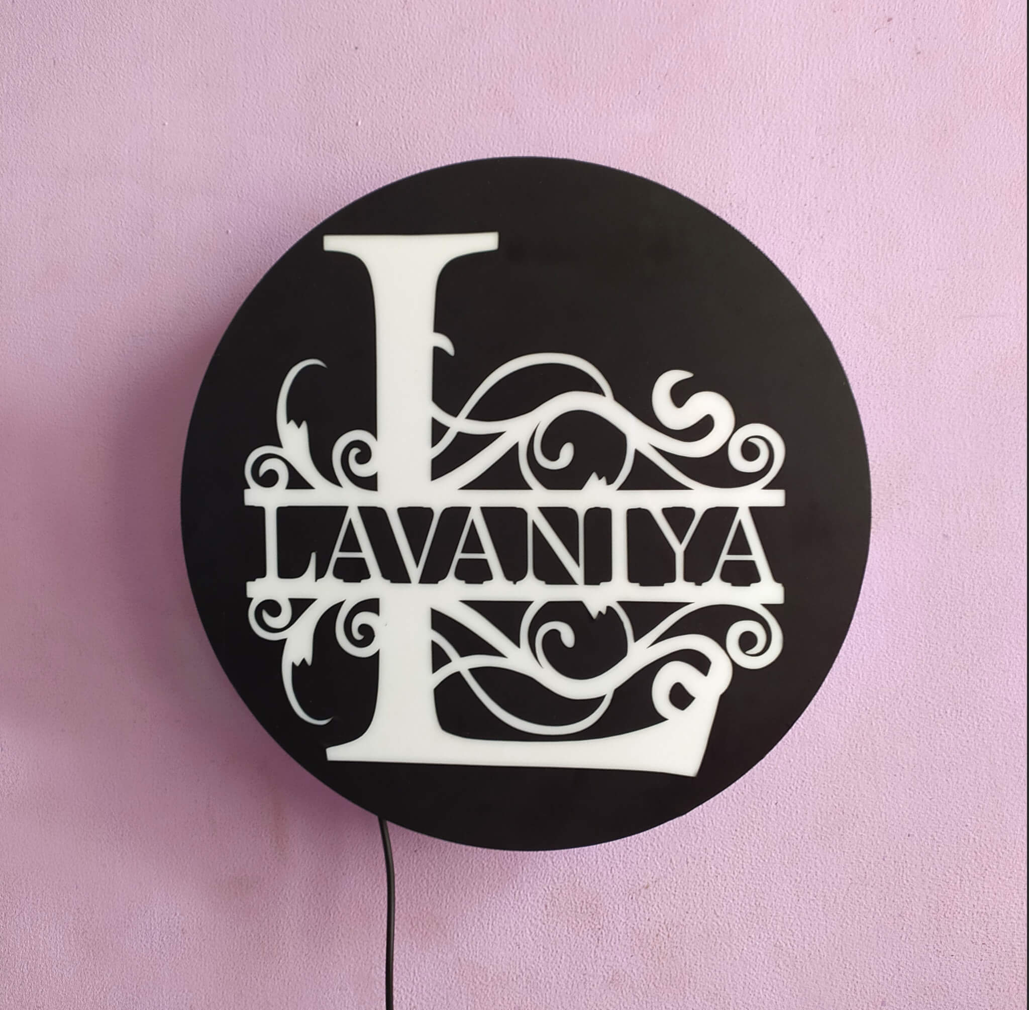 Monogram - Personalized alphabet lamp