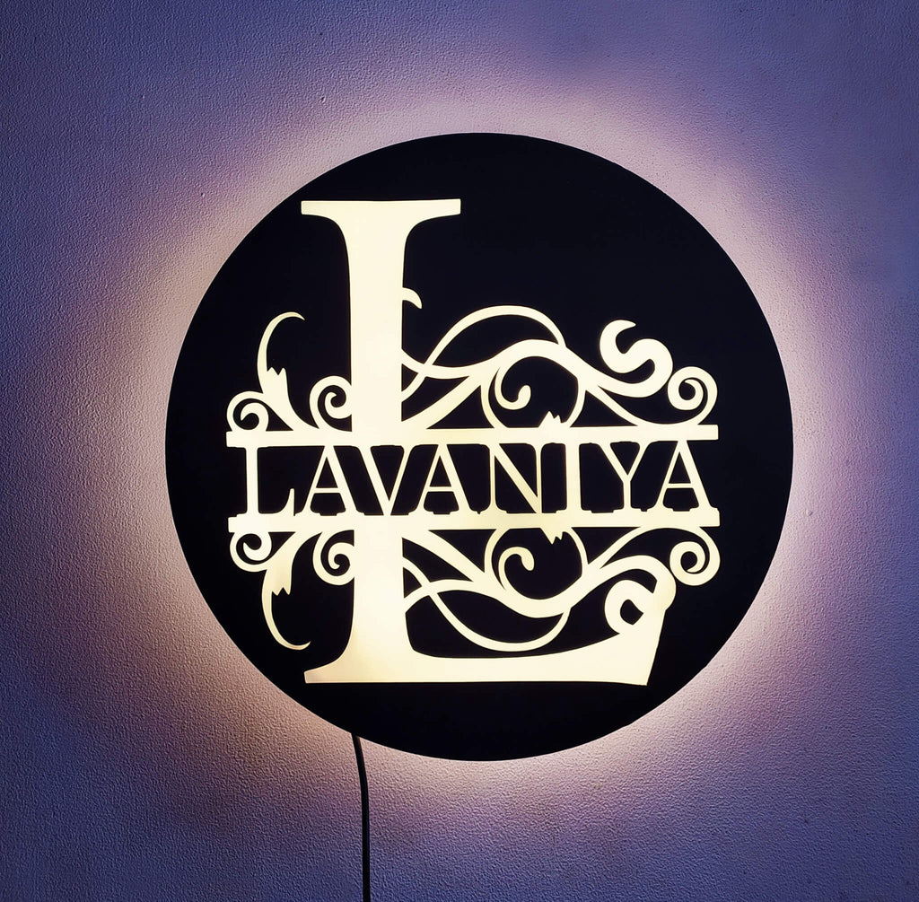 Monogram - Personalized alphabet lamp