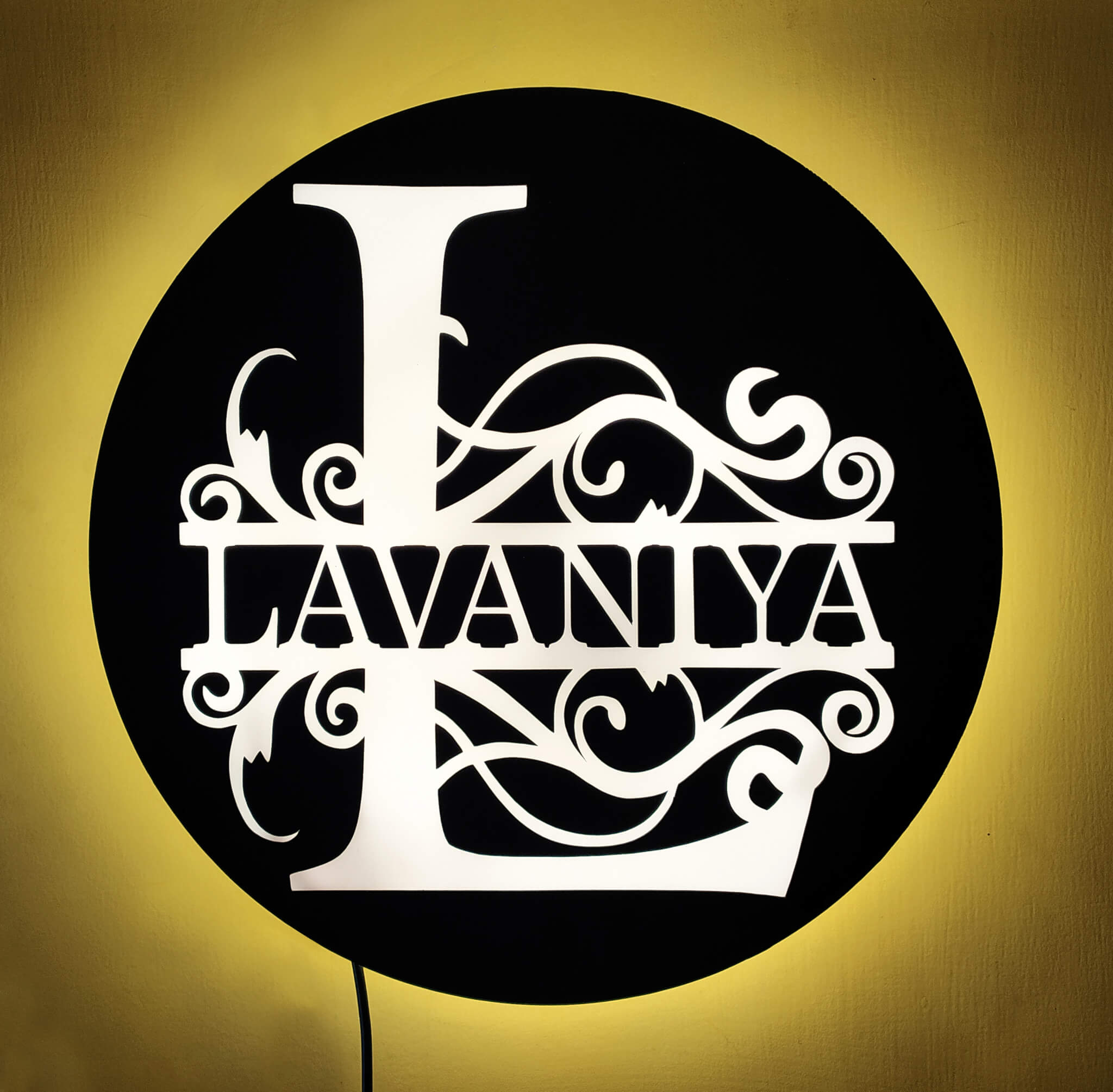 Monogram - Personalized alphabet lamp