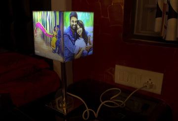 Personalized Cube Photo Lamp Shade