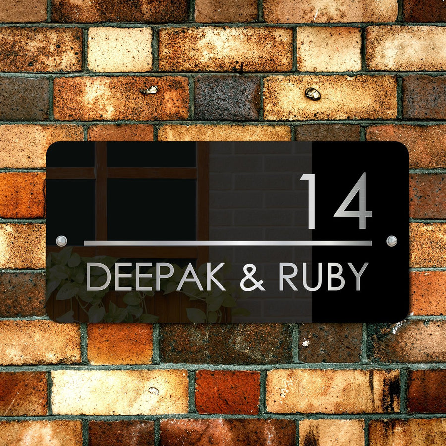 Reflections – Home name plate