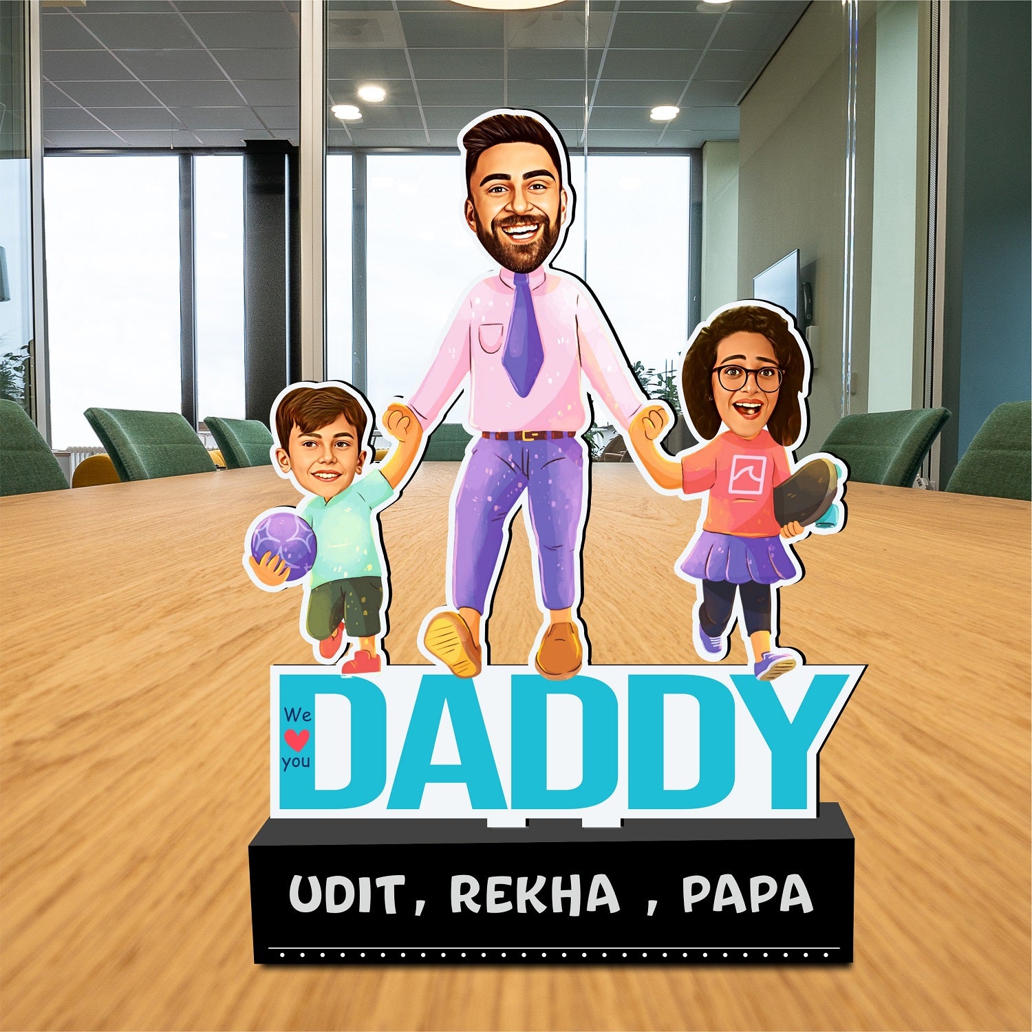 Dad & Co. Super Fun Caricature: A Joyful Gift for Dad!