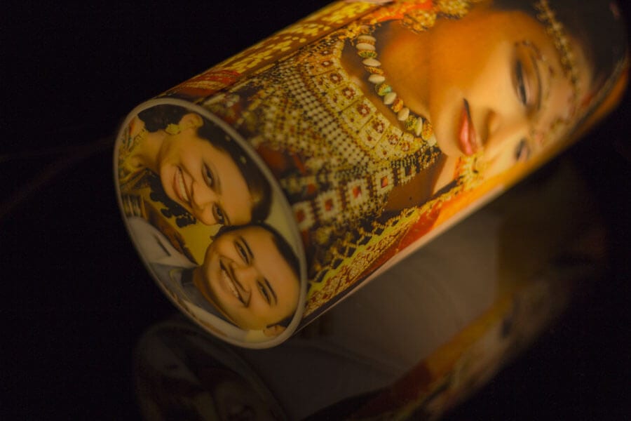 Personalized Hanging Lamp – Cylinder