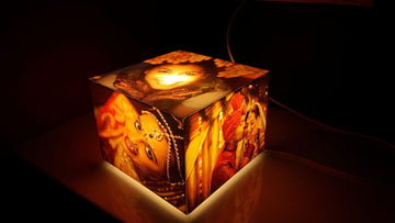 Personalized Table Photo Lamp - Rectangle