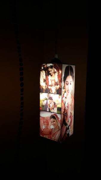Personalized Hanging Lamp - Pillar