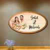 Wooden Name Plate With Photo Art