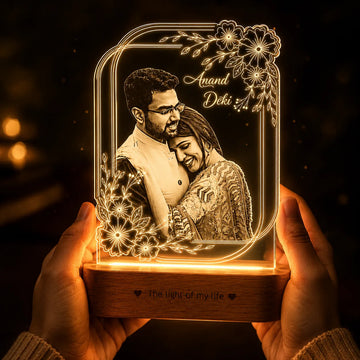 Precious Memories - Engraved Acrylic Photo Lamp
