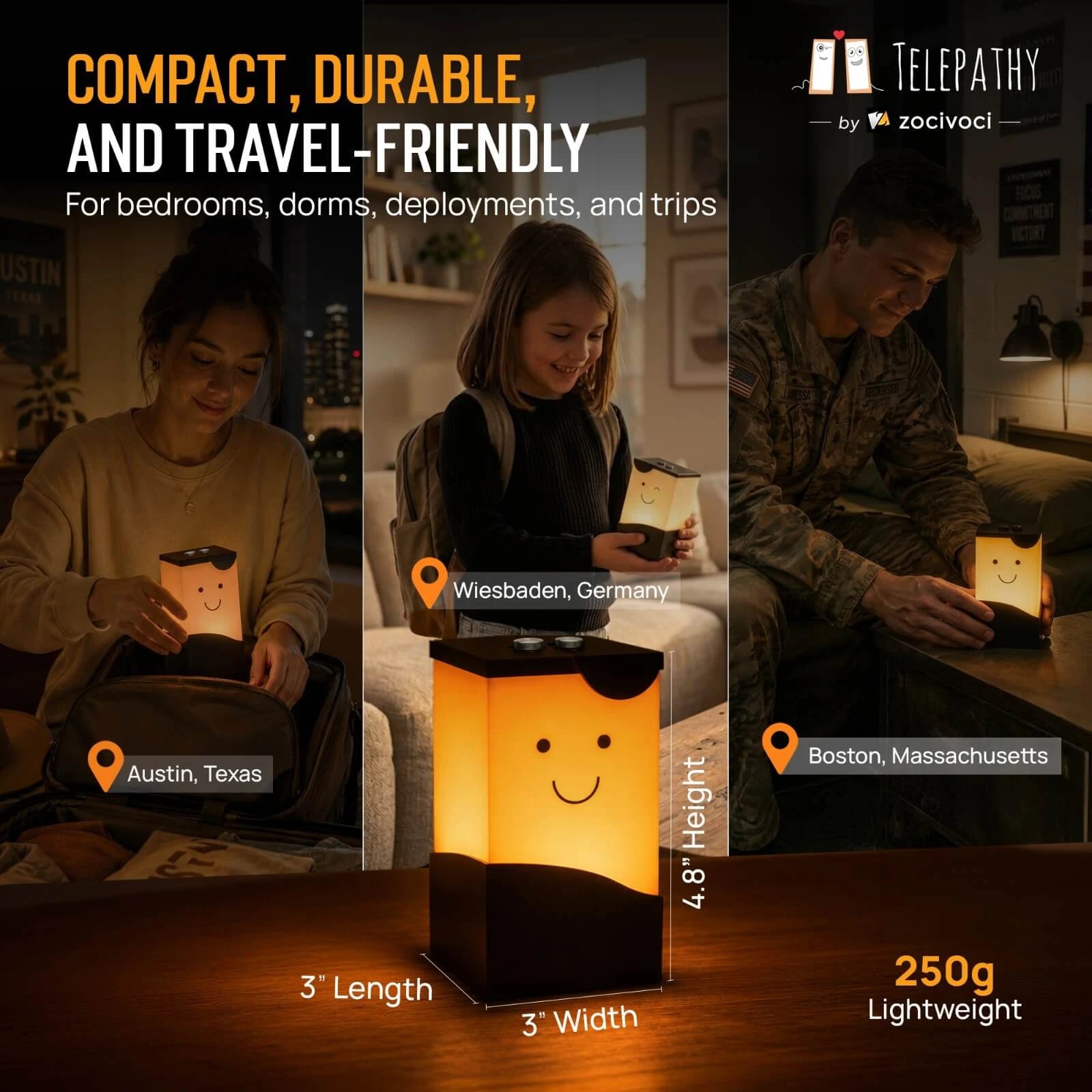 Telepathy Toddlers - Long Distance Lamps - Set of 2