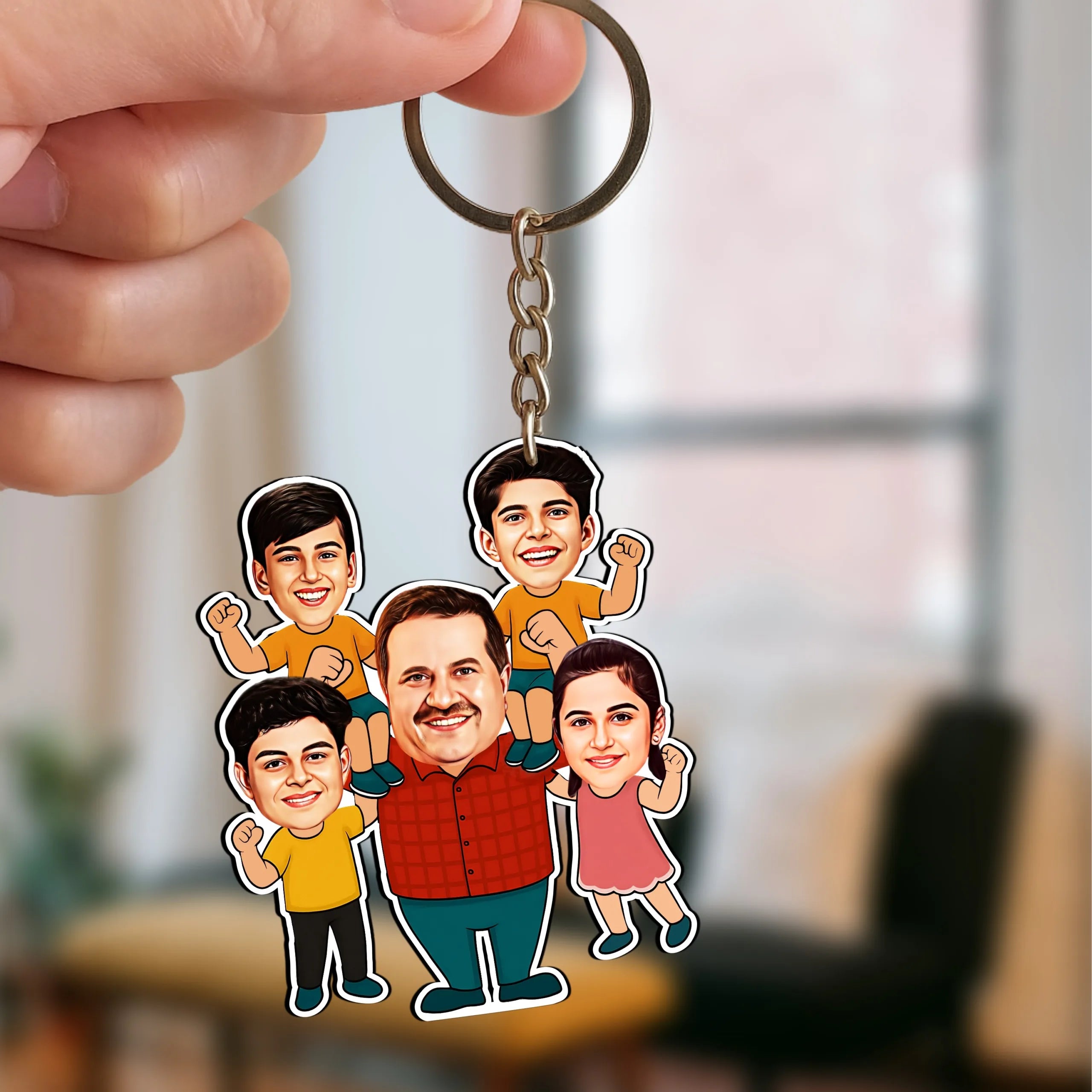 Strongest Daddy – Photo Caricature for Dad