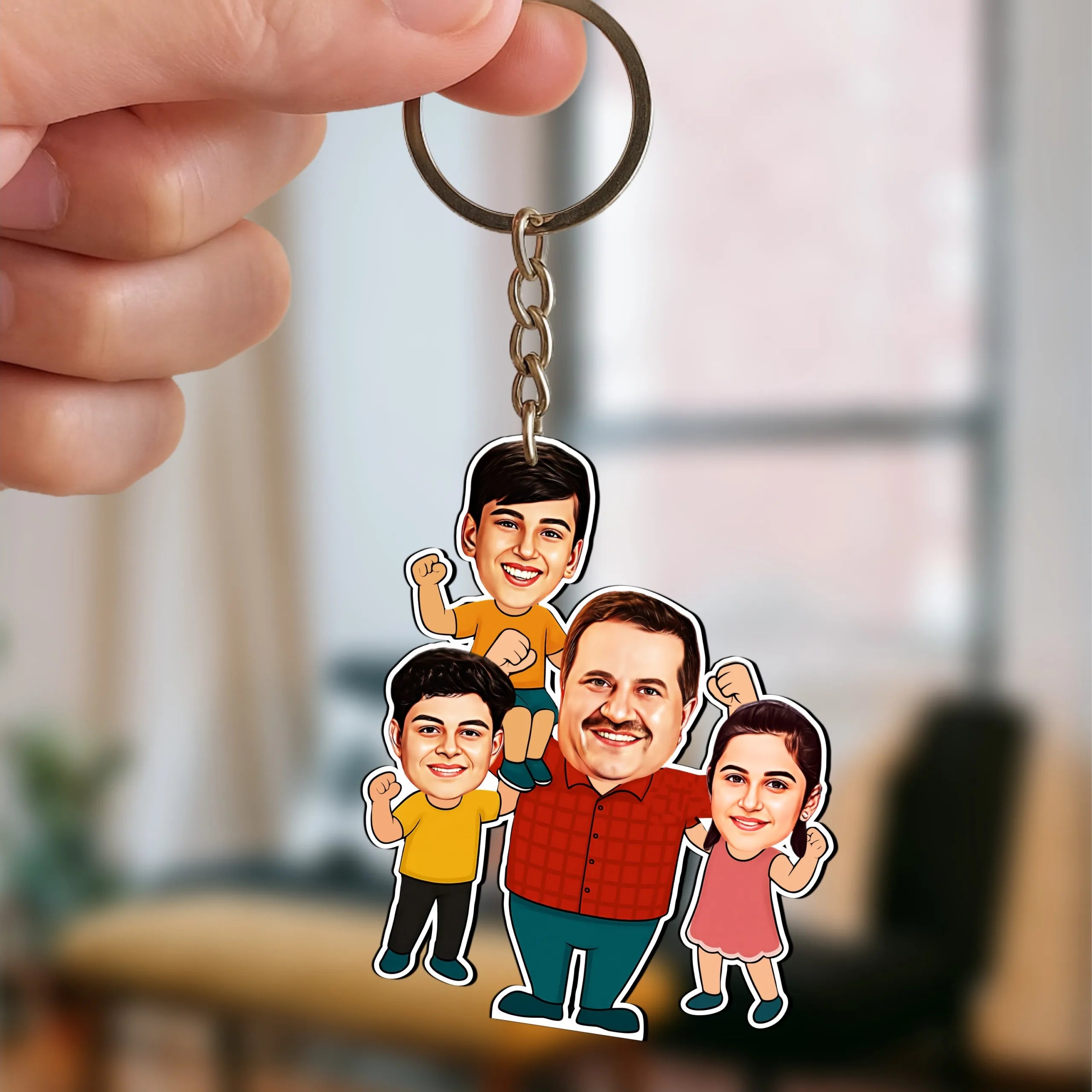 Strongest Daddy – Photo Caricature for Dad