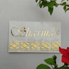White Acrylic Name Plate