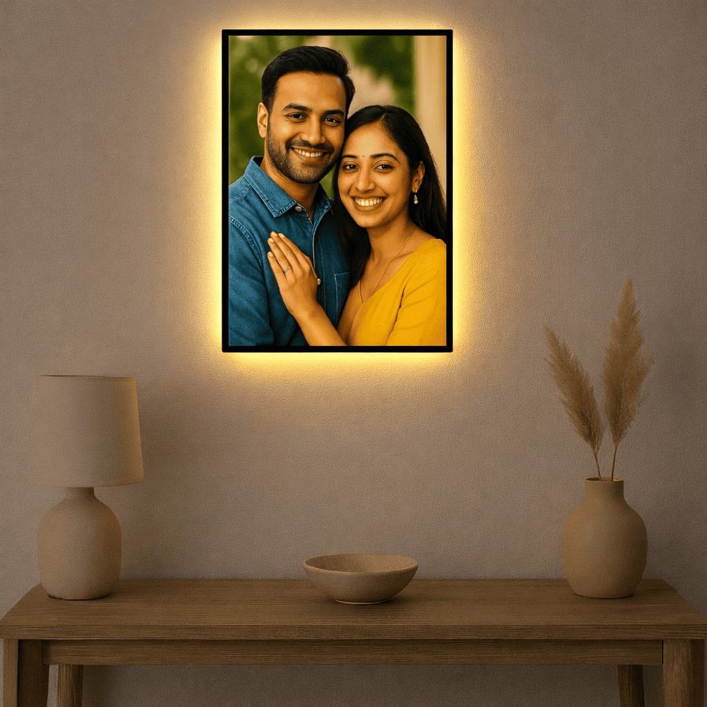 Acrylic Photo Frame for Wall – Frameless Glass-Like Premium Display | Modern Wall Mounted Family & Portrait Photo Frame
