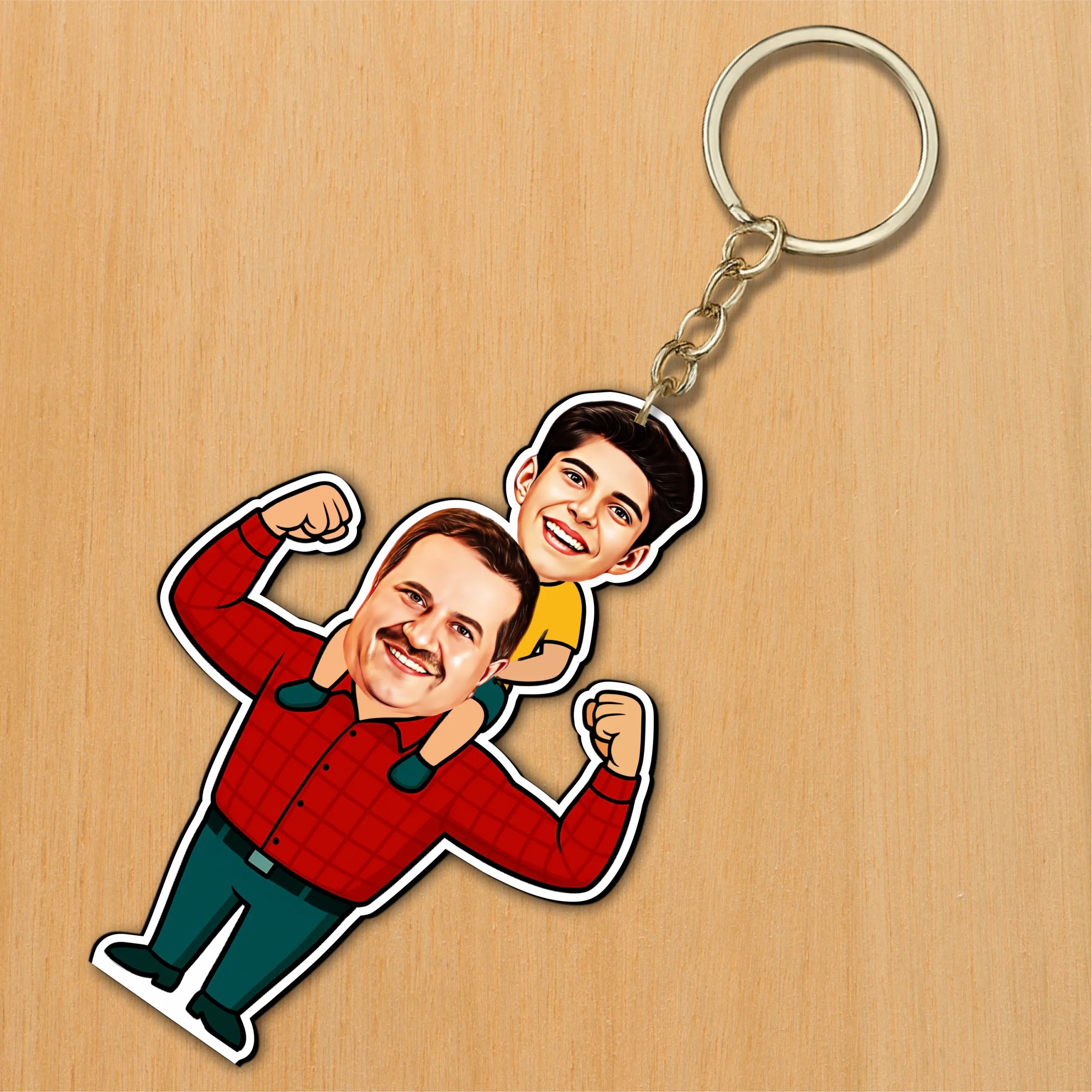 Strongest Daddy – Photo Caricature for Dad