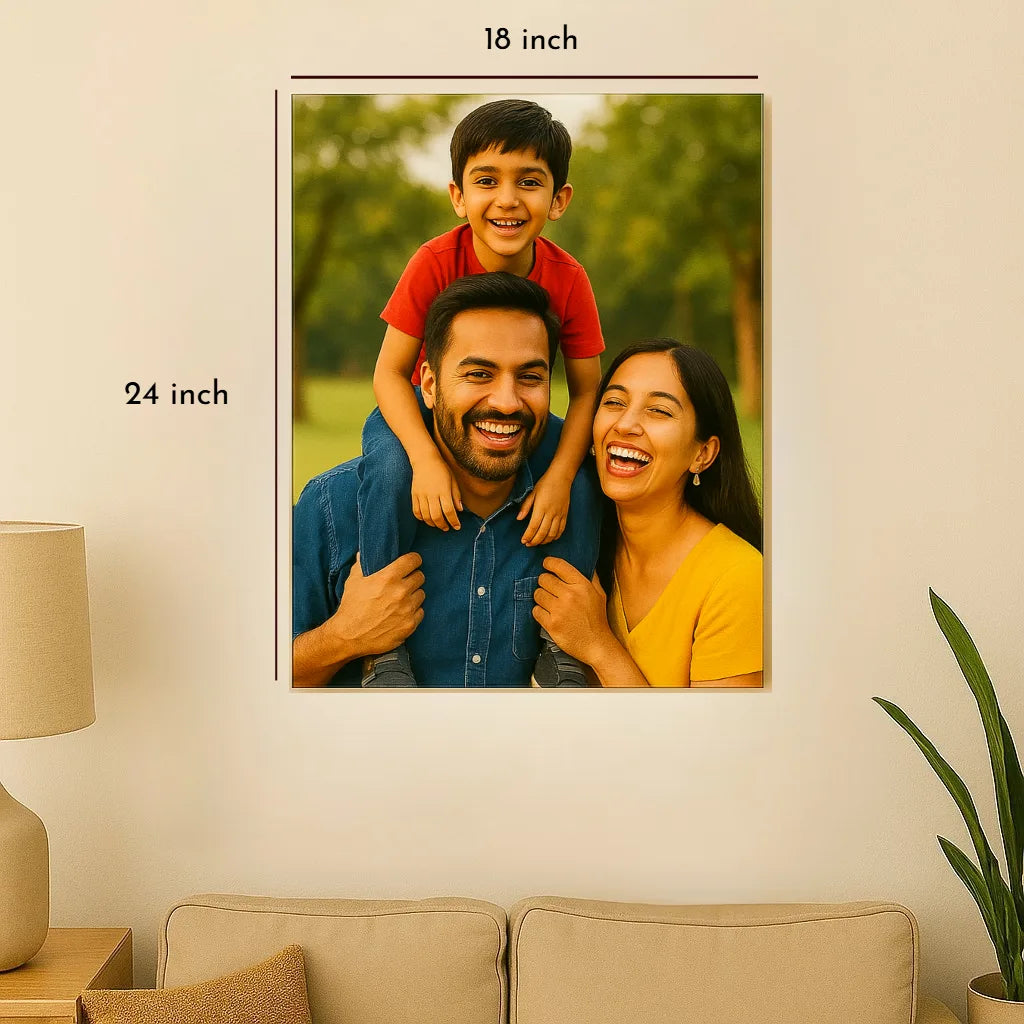 Acrylic Photo Frame for Wall – Frameless Glass-Like Premium Display | Modern Wall Mounted Family & Portrait Photo Frame