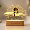 Personalized Pilot Gift Lamp, Custom LED Lamp for Pilot with Name, First Flight Gift, Pilot Graduation Gift, Aviation Gift for Airline Pilot, Achievement Gift