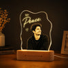 My Peace - Personalized Husband Photo Lamp | Romantic Anniversary & Birthday Gift for Husband | UV Printed Acrylic LED Lamp
