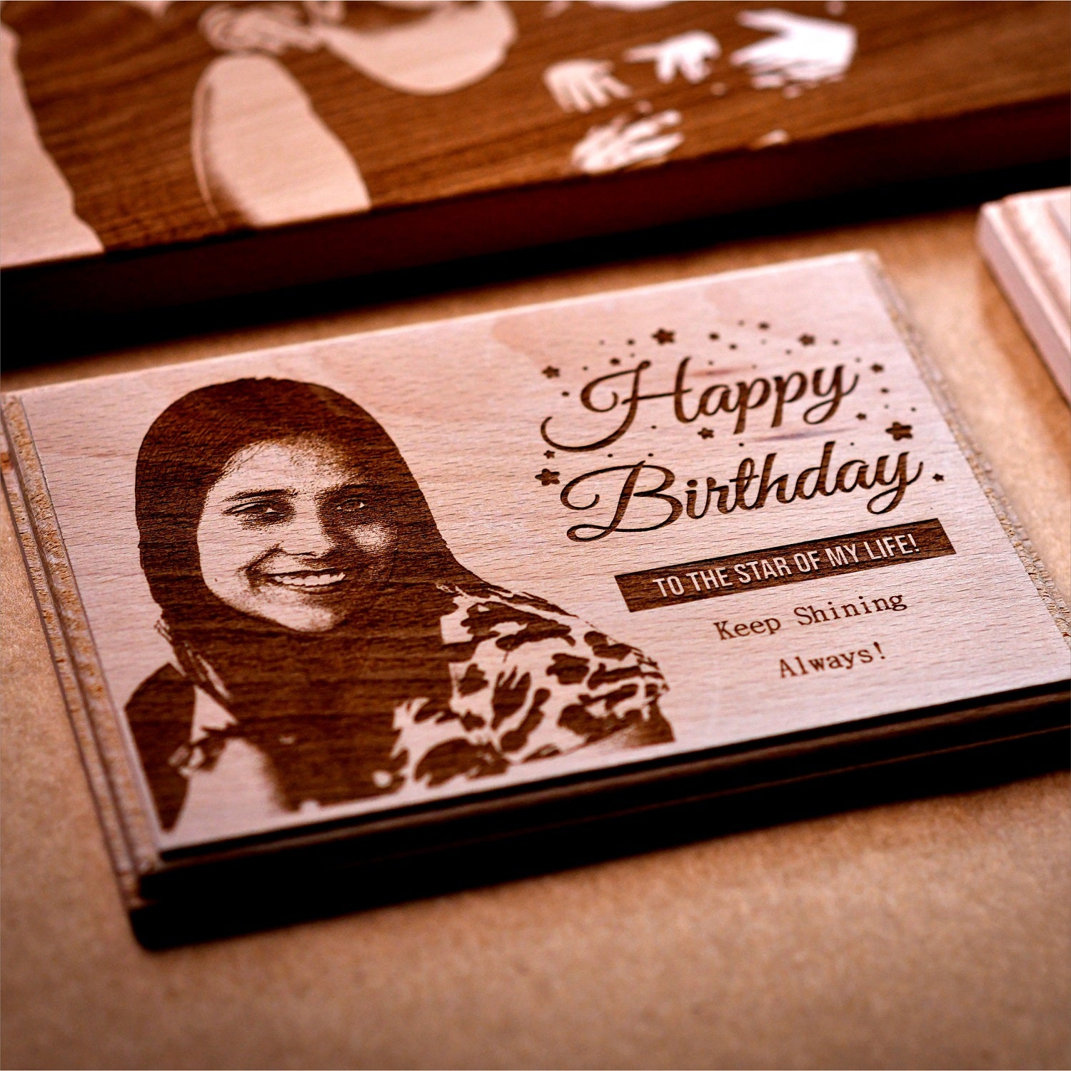 BirthYay Wooden Frame: Personalized Birthday Joy! 🎂