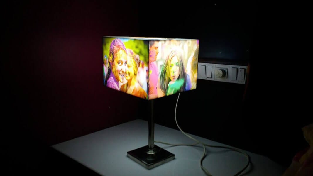 Rectangle Photo Lamp Shade
