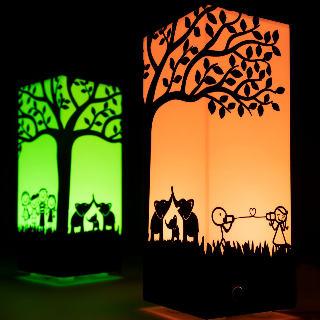 Telepathy long distance friendship lamps