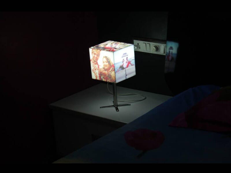 Personalized Cube Photo Lamp Shade