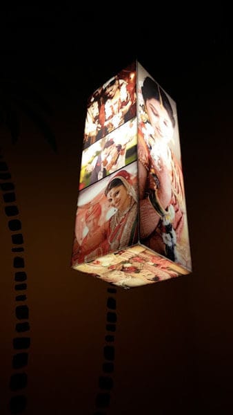 Personalized Hanging Lamp - Pillar