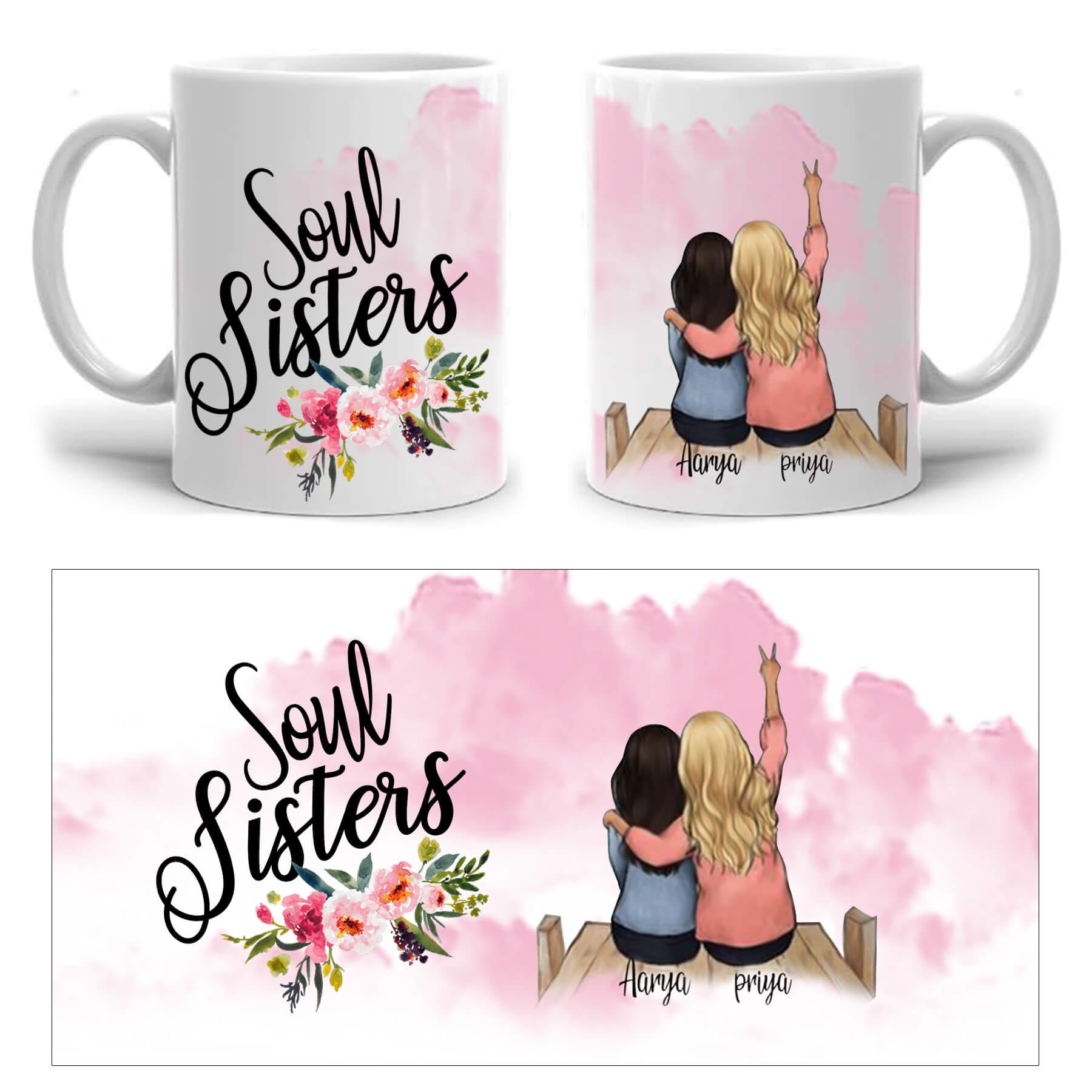 Personalized mug for BFF