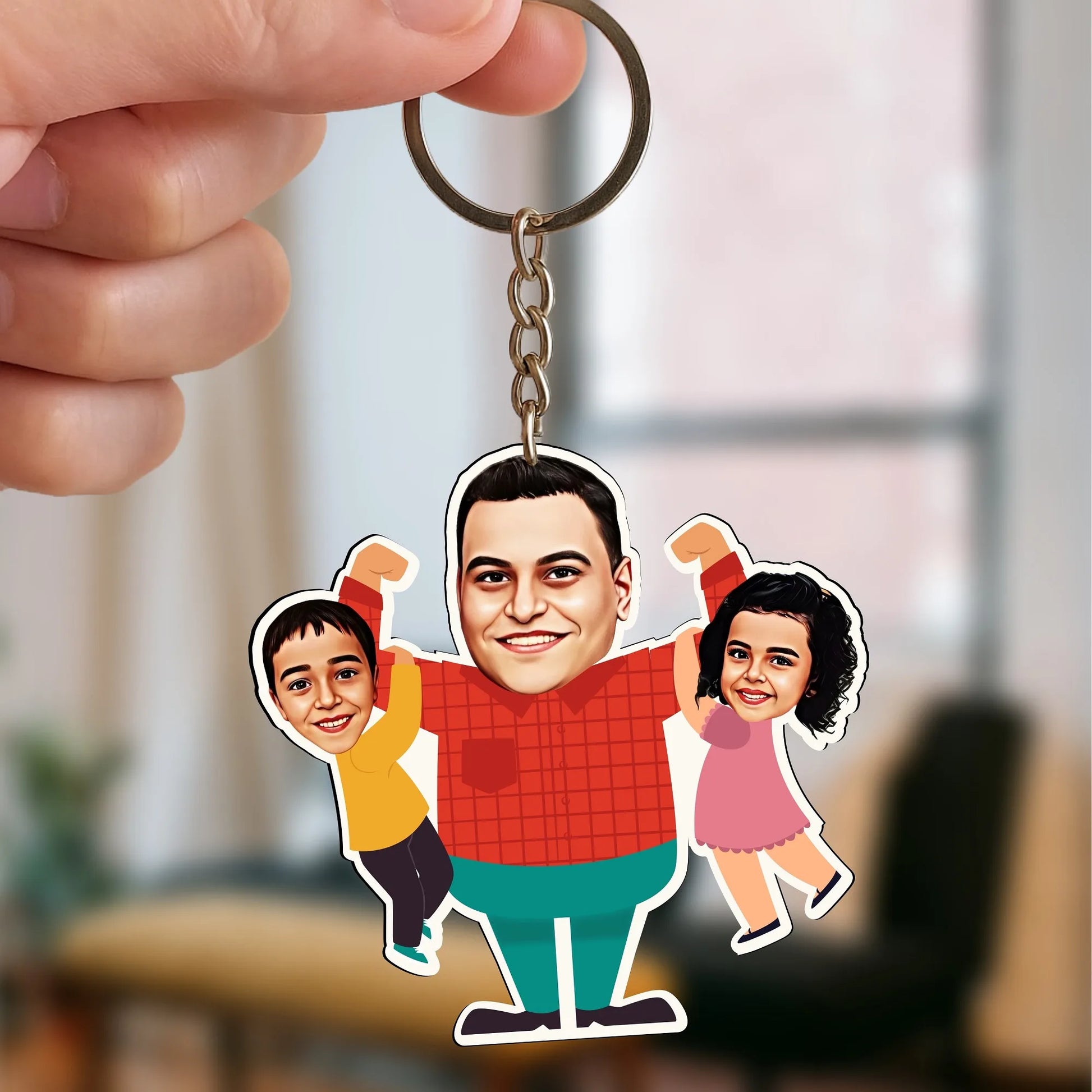 Strongest Daddy – Photo Caricature for Dad