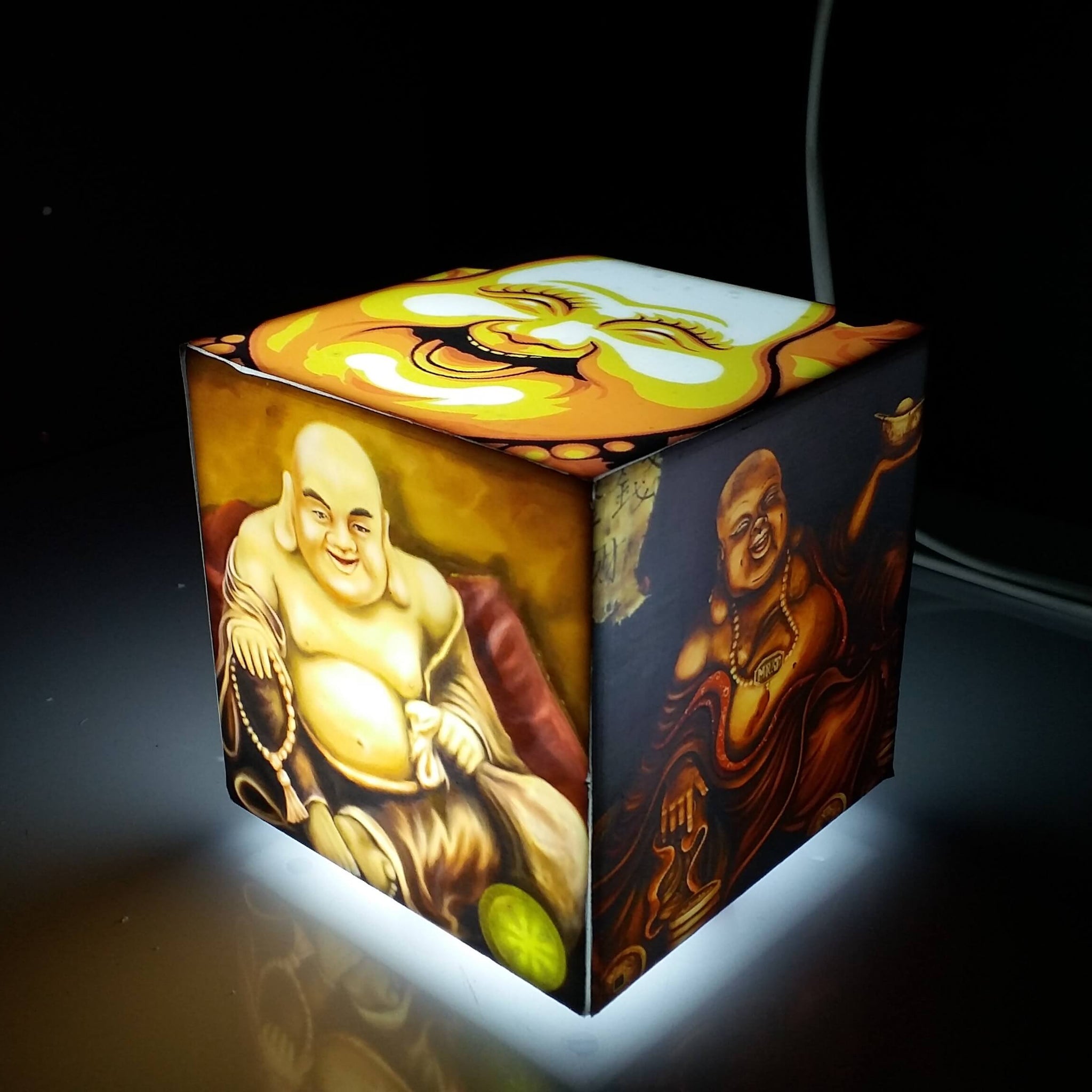 Laughing Buddha Mini Lamp