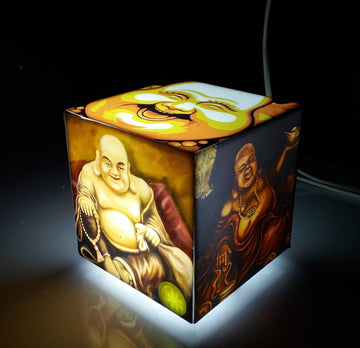 Laughing Buddha Mini Lamp