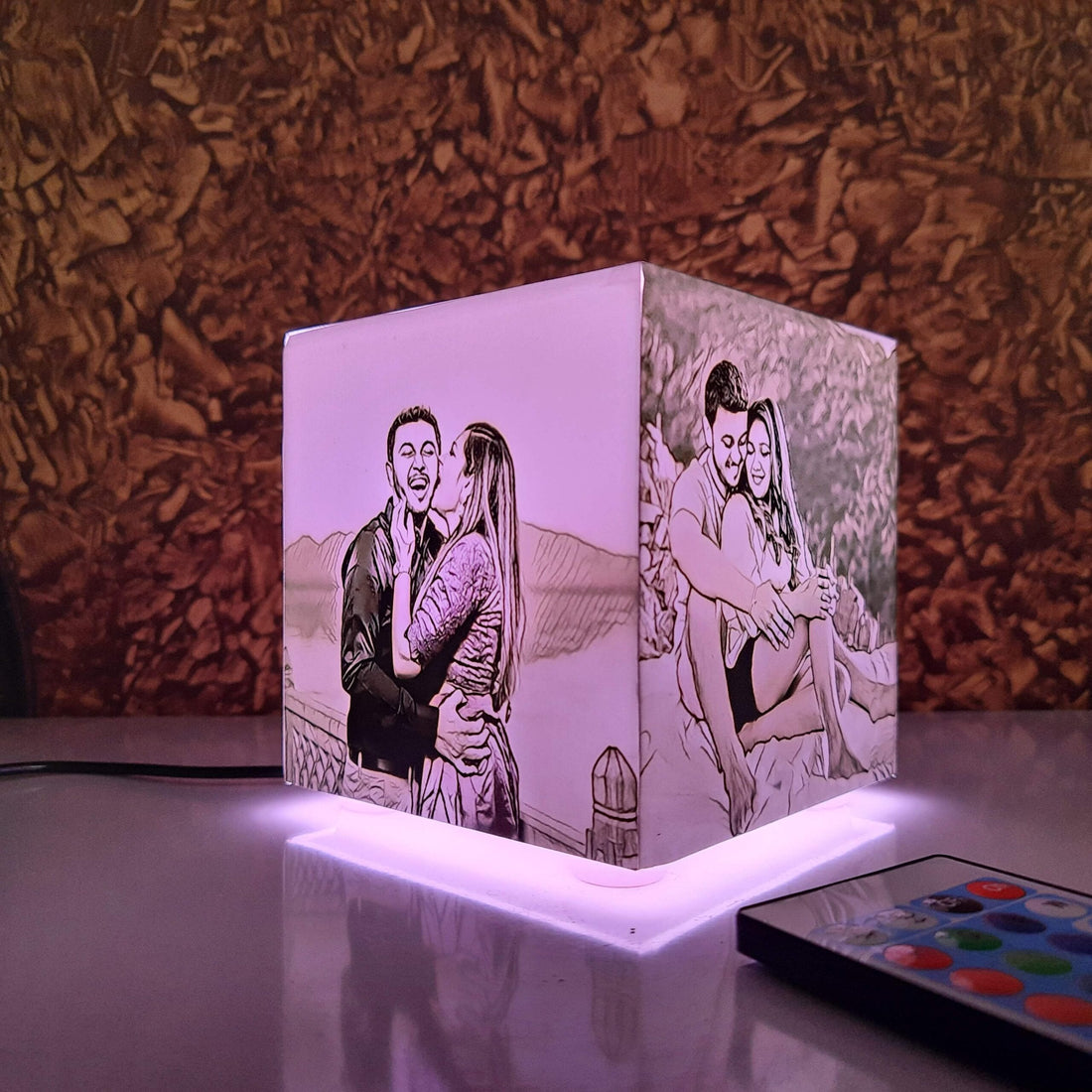 The Color of Love – Photo Art Lamp