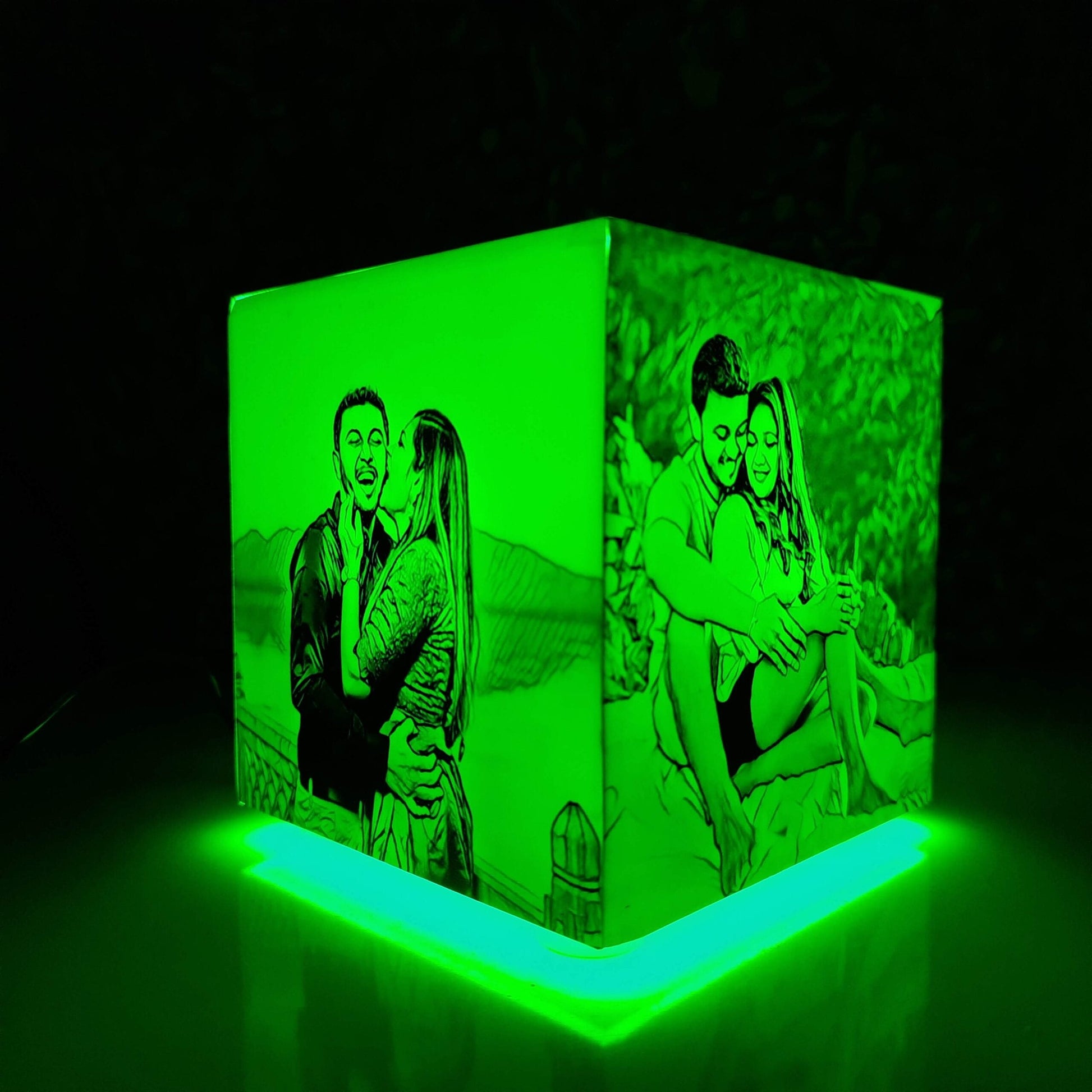 Multi color photo lamp