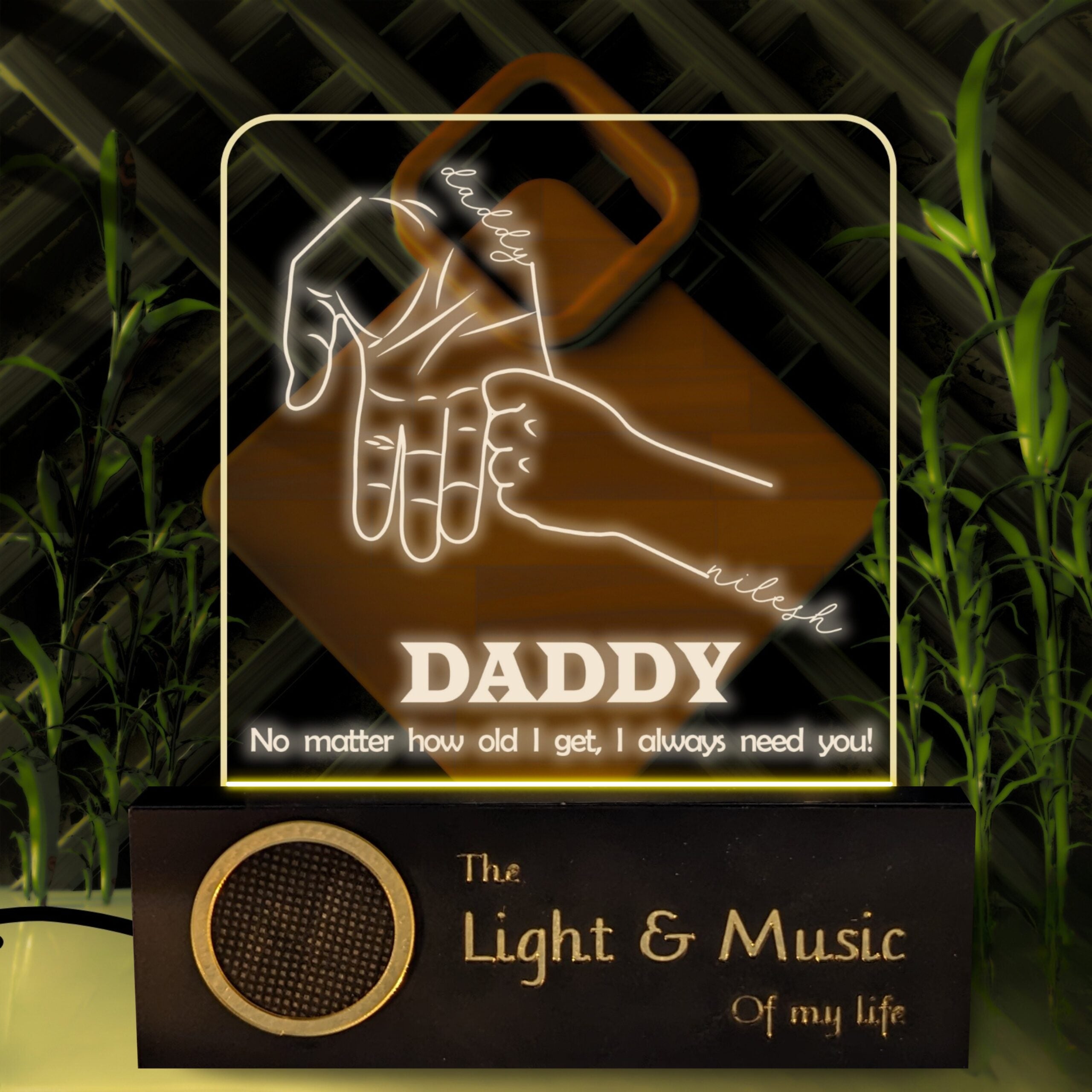 Nurturing Light: Father's Day Lamp