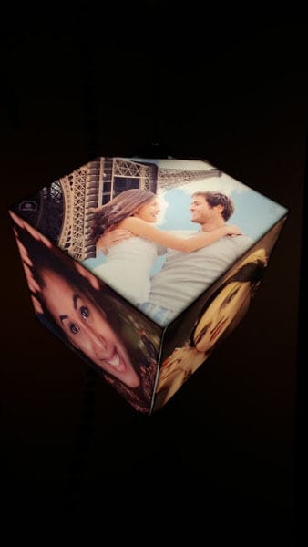 Dice Hanging Photo Lamp