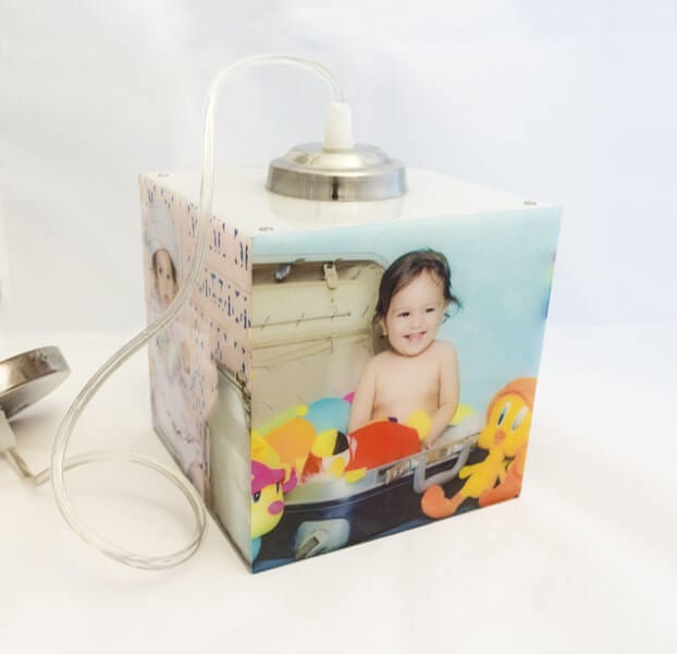 Personalized Cube Hanging Light