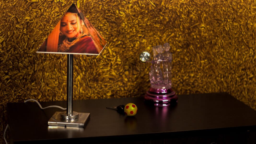 Personalized Pyramid Lamp Shade