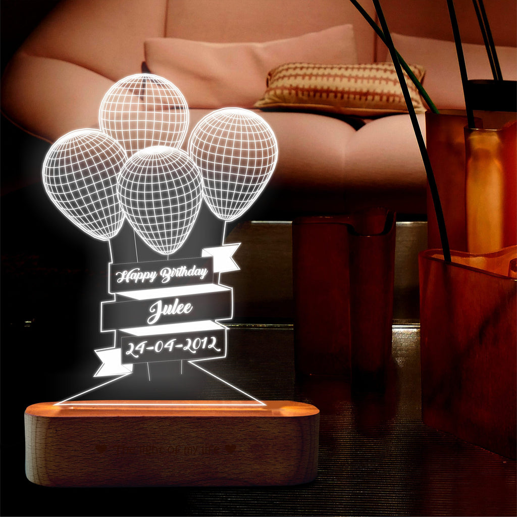 LED Balloons Lamp for Birthday Gift