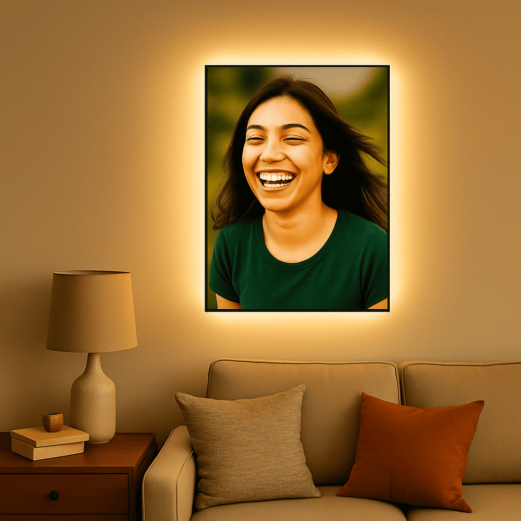 Acrylic Photo Frame for Wall – Frameless Glass-Like Premium Display | Modern Wall Mounted Family & Portrait Photo Frame