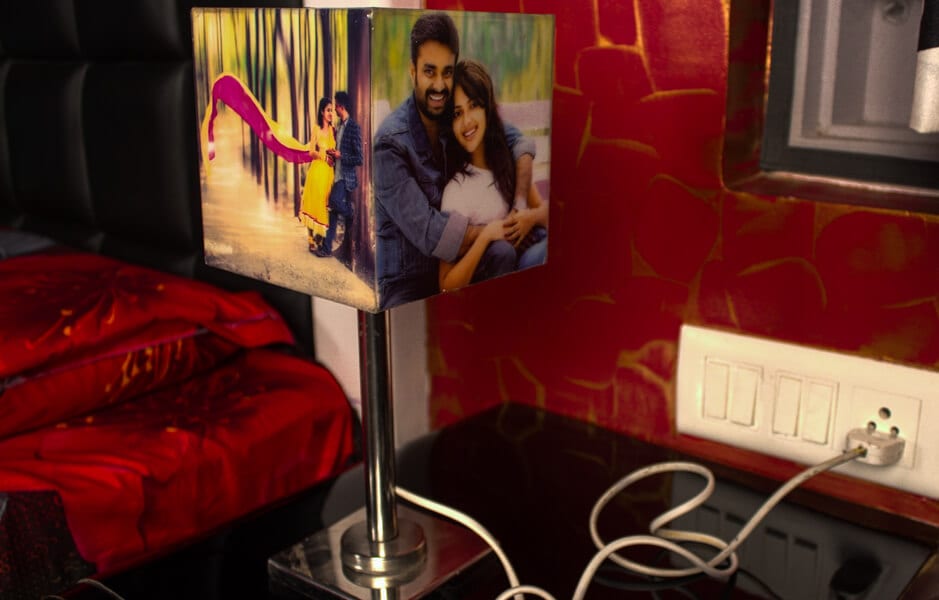 Personalized Cube Photo Lamp Shade