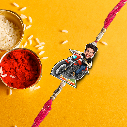 Born Biker Unique Rakhi Design