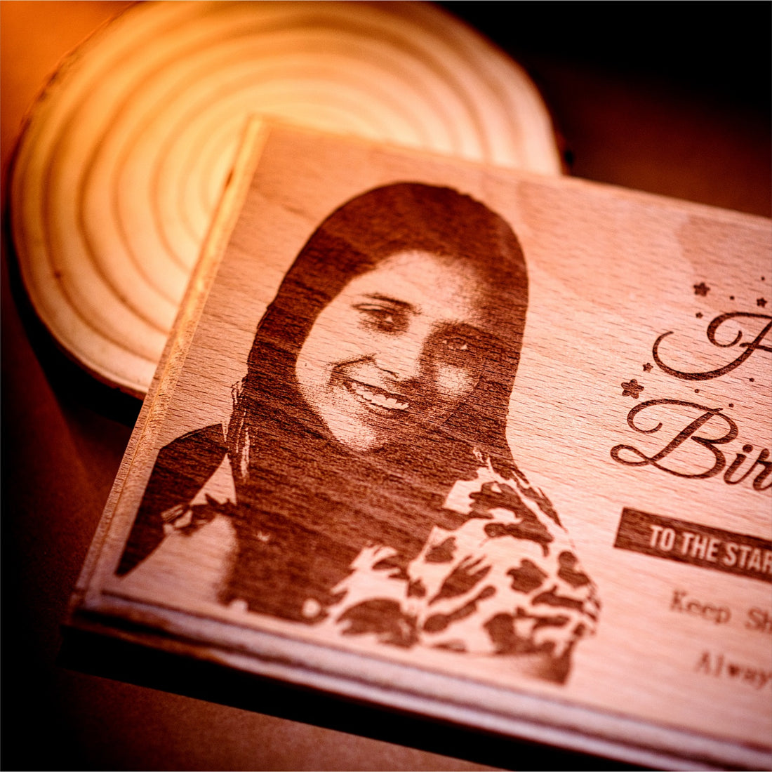 BirthYay Wooden Frame: Personalized Birthday Joy! 🎂