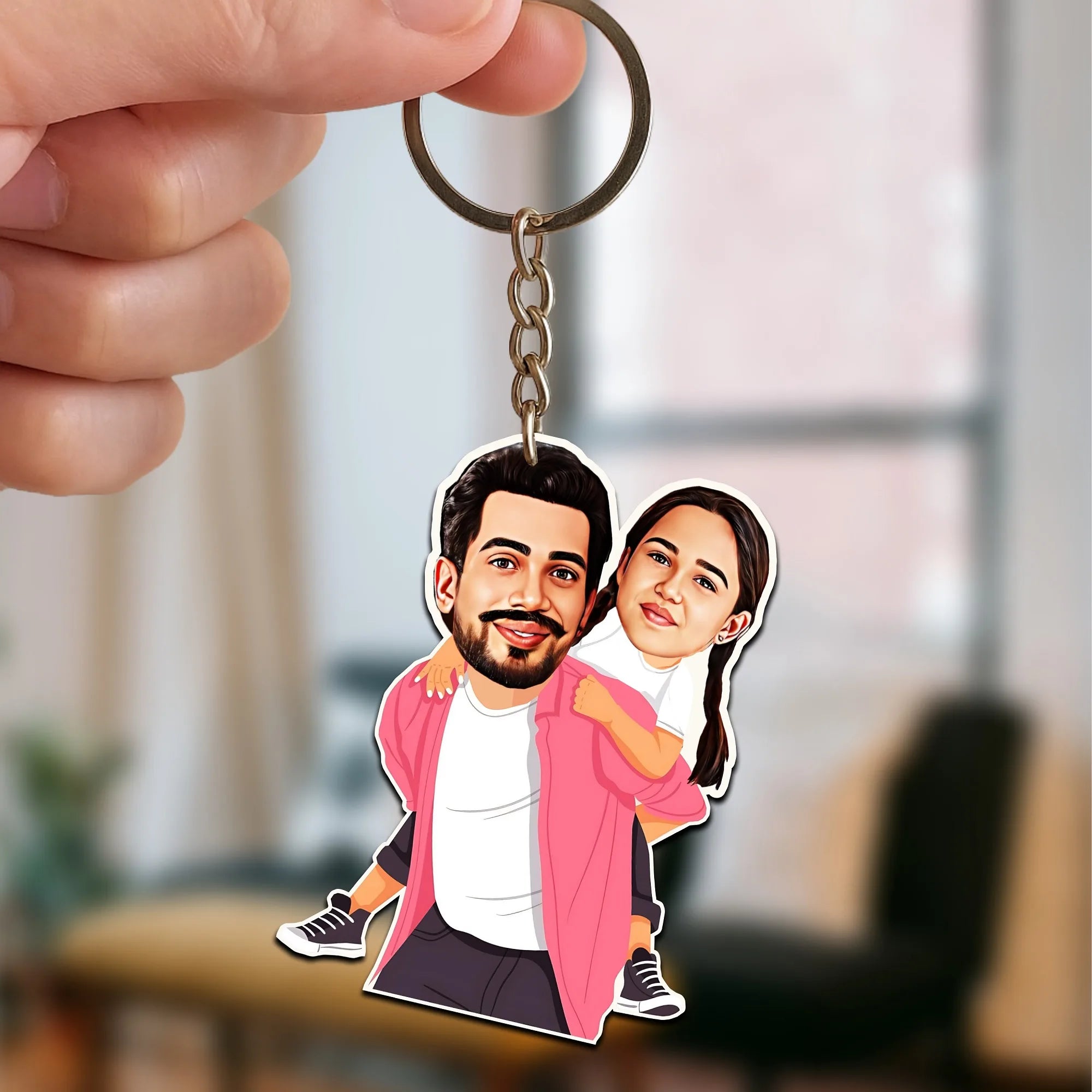 Pops, My First Love - Caricature for father's day