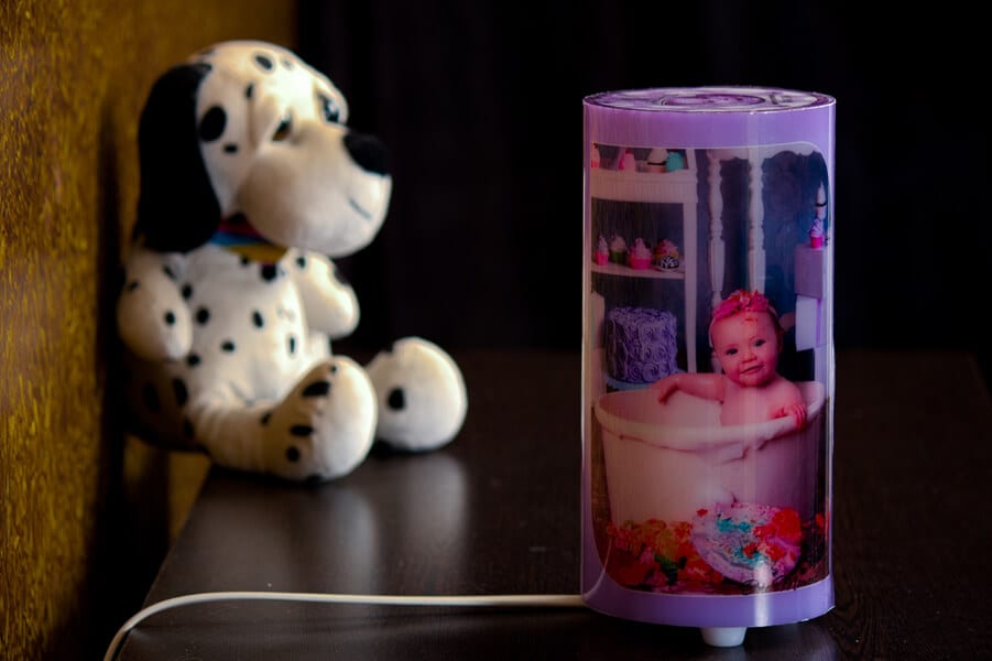 Personalized Cylinder lamp