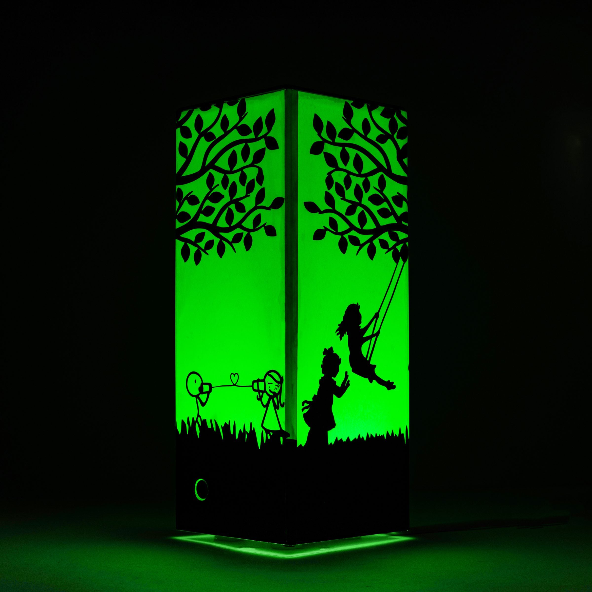 Telepathy lamp green