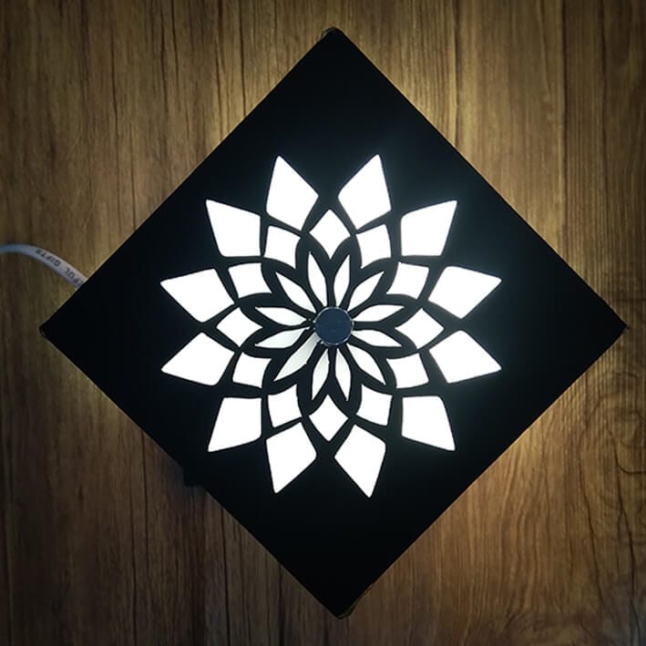 Anniversary Gift - Rotating Photo Lamp - Nostalgia Flora