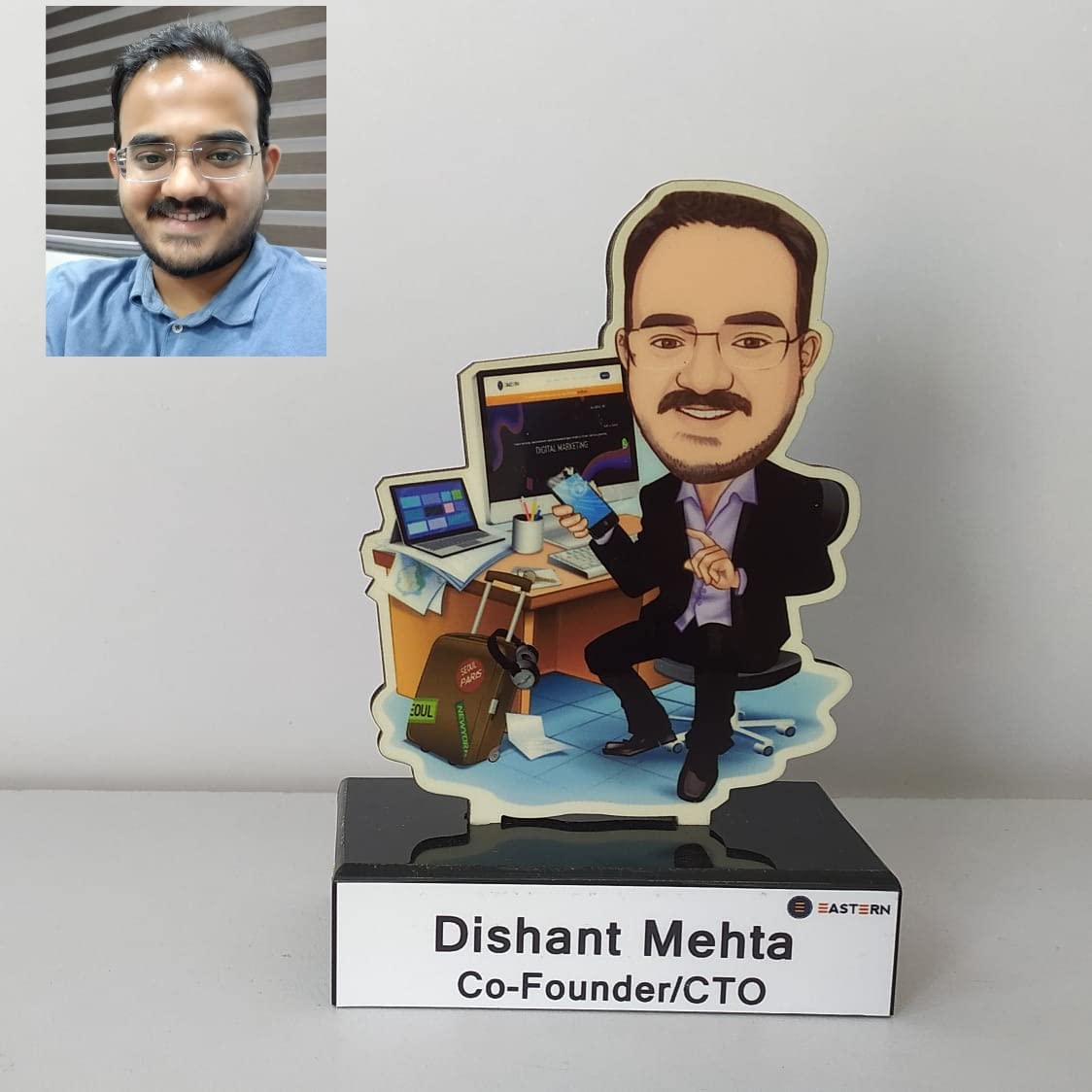 Toony Caricature Standee Unique Corporate Gift for IT Employees & Boss