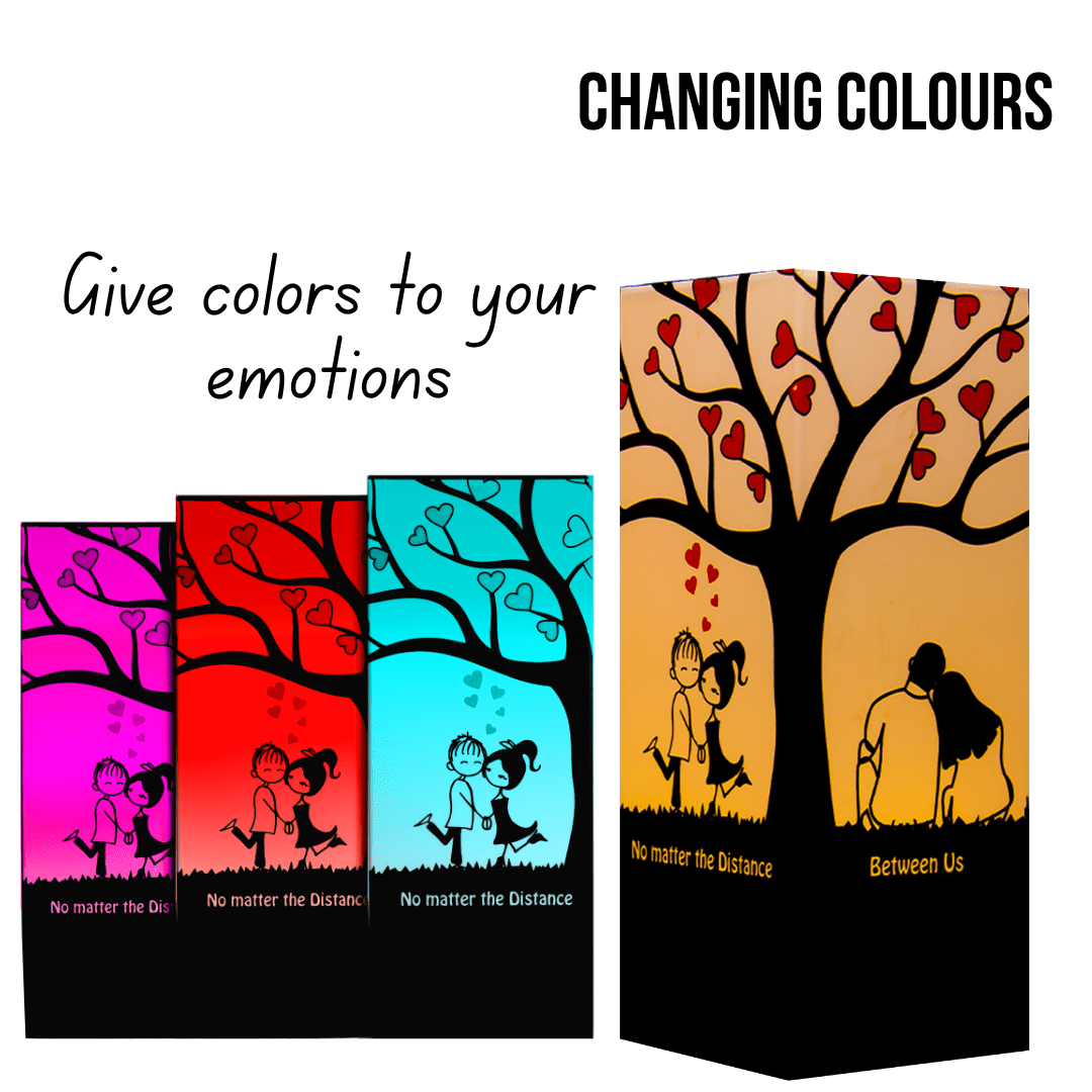 Friendship Lamps with Personalized Captions - Telepathy