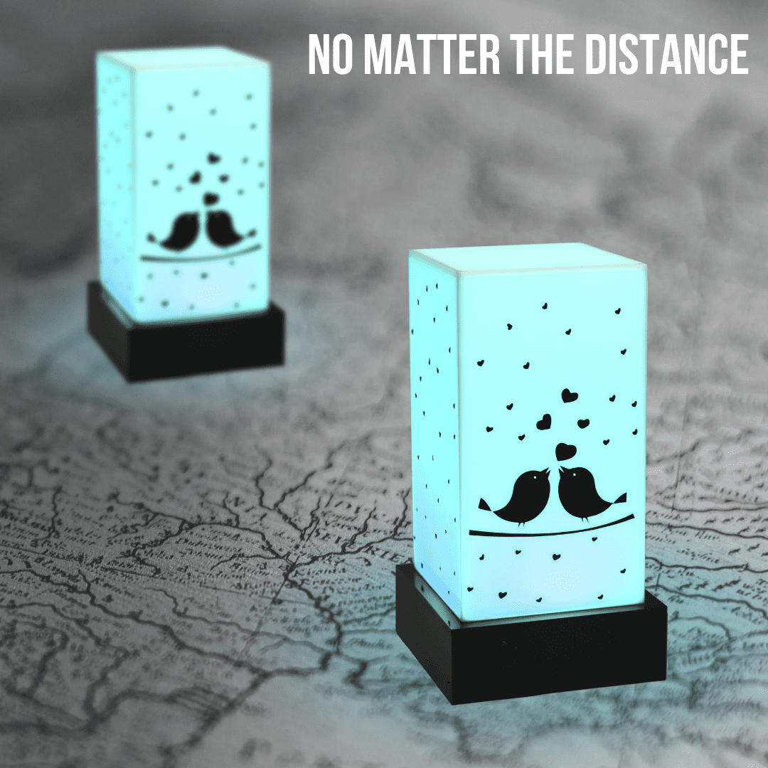 Gift for long distance couples - Telepathy Lamp