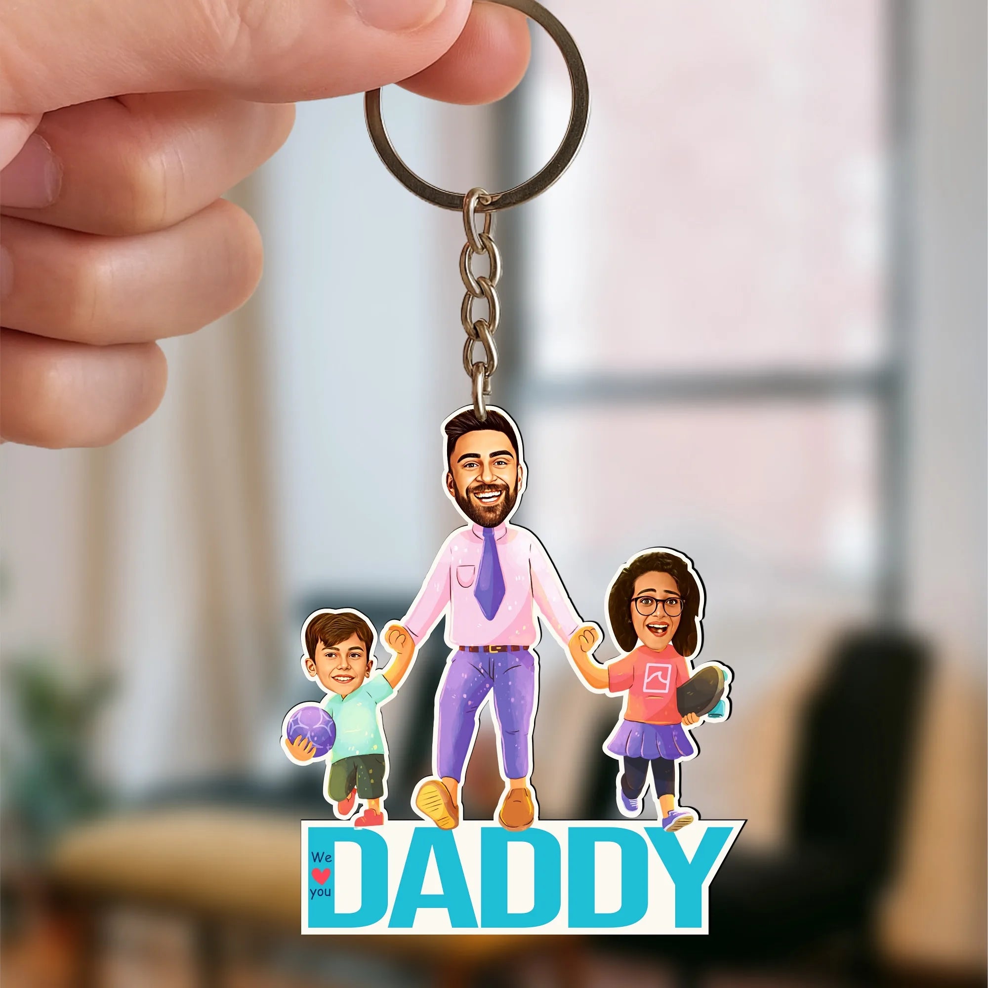 Dad & Co. Super Fun Caricature: A Joyful Gift for Dad!