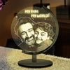Beloved Dad: Personalized Photo Lamp for Dad