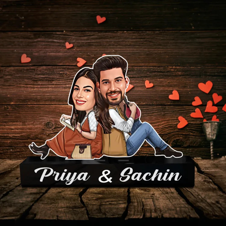 Dilwale Dulhania Style Custom Caricature – Your Love, Bollywood Classic